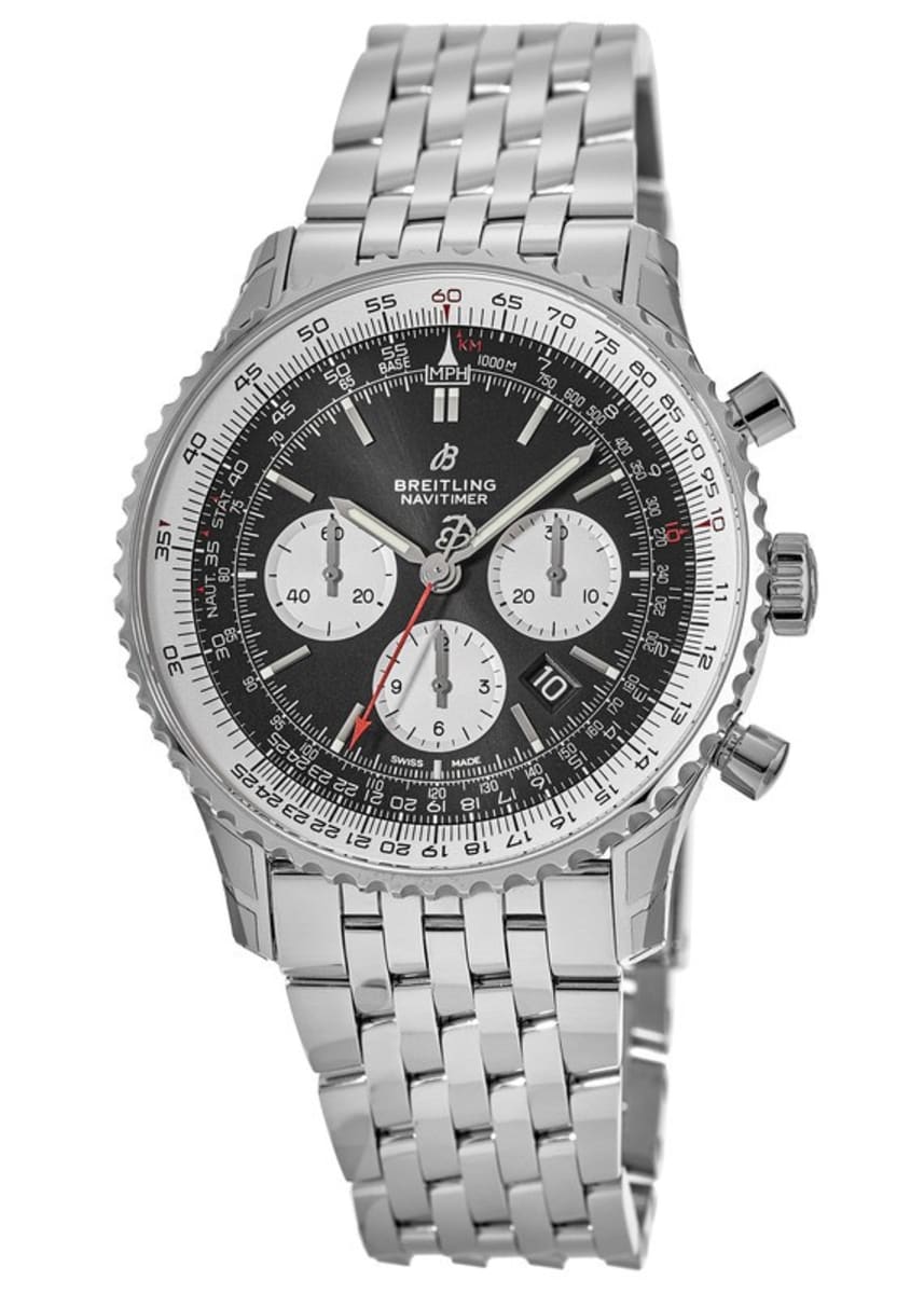 Breitling AB0127211B1A1 Navitimer 1 Chronograph Automatic Black Dial Men&#039;s Watch
