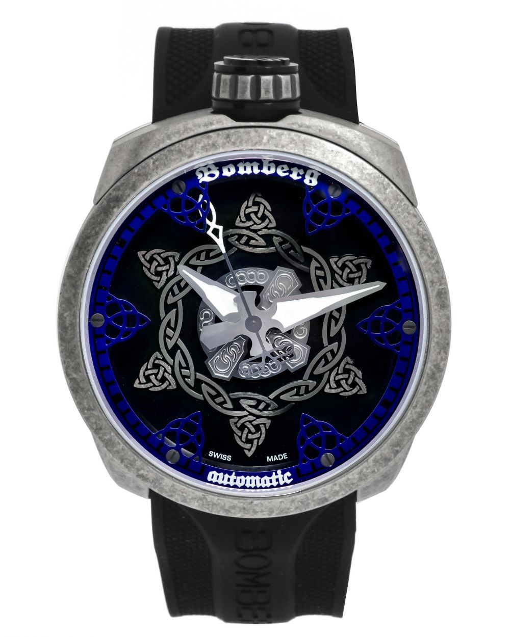 Bomberg BS45AOSP.057-1.3 Men&#039;s Bolt-68 45mm Swiss Automatic Blue Dial Watch