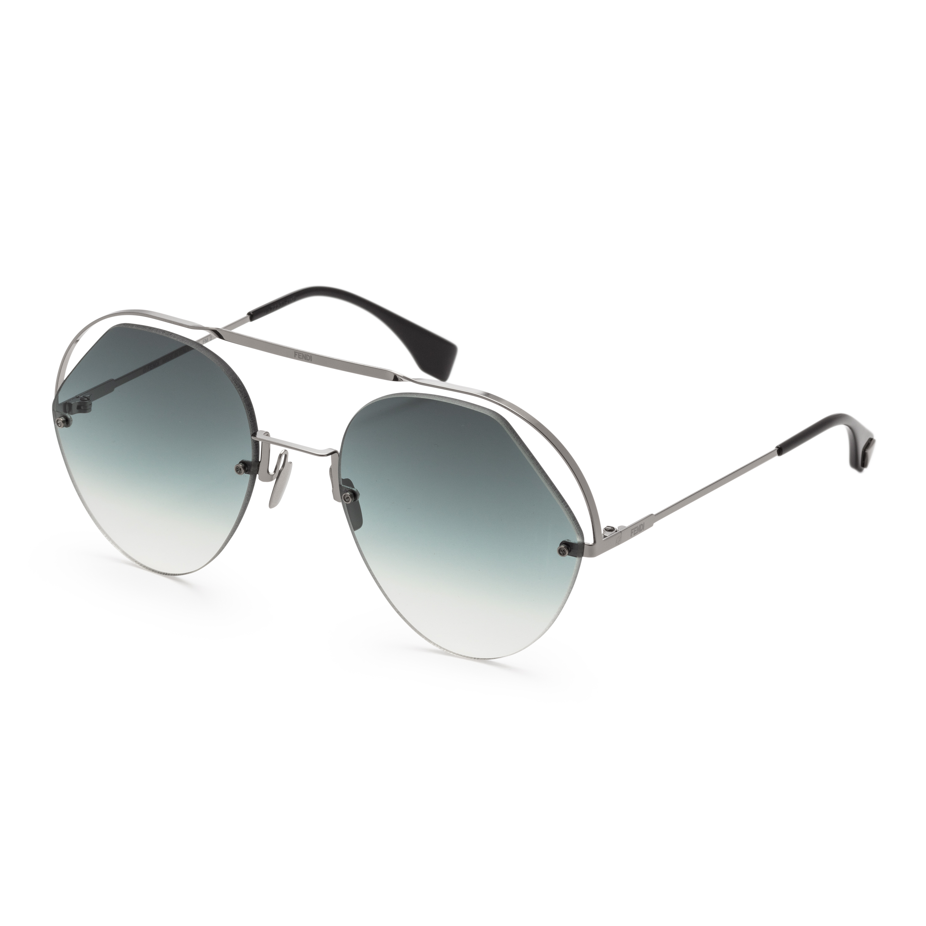 Fendi FF 0326/S KB79O Grey with Dark Grey Gradient lens Sunglasses