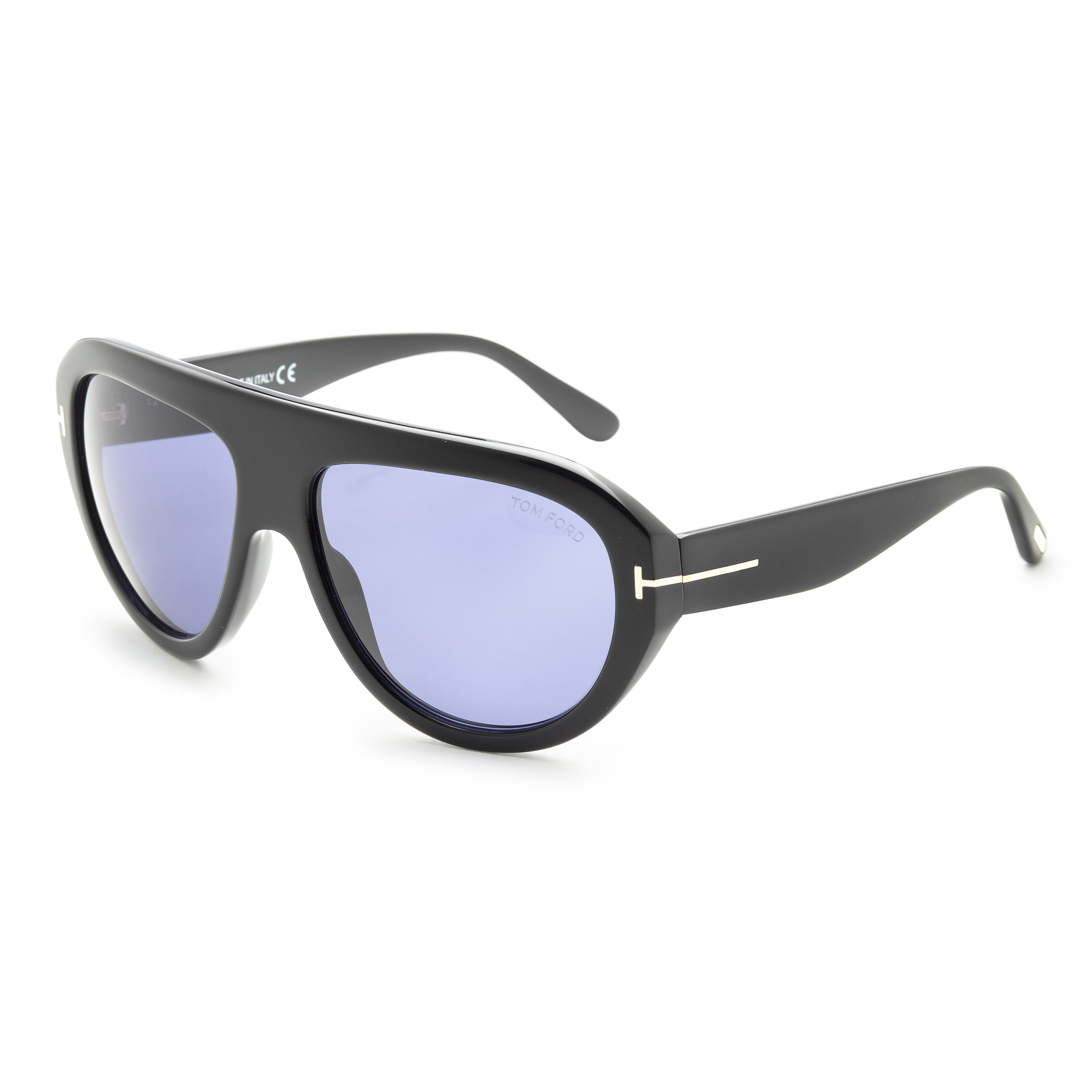 Tom Ford Men&#039;s Felix FT0589-01V 59 Blue Lens Sunglasses
