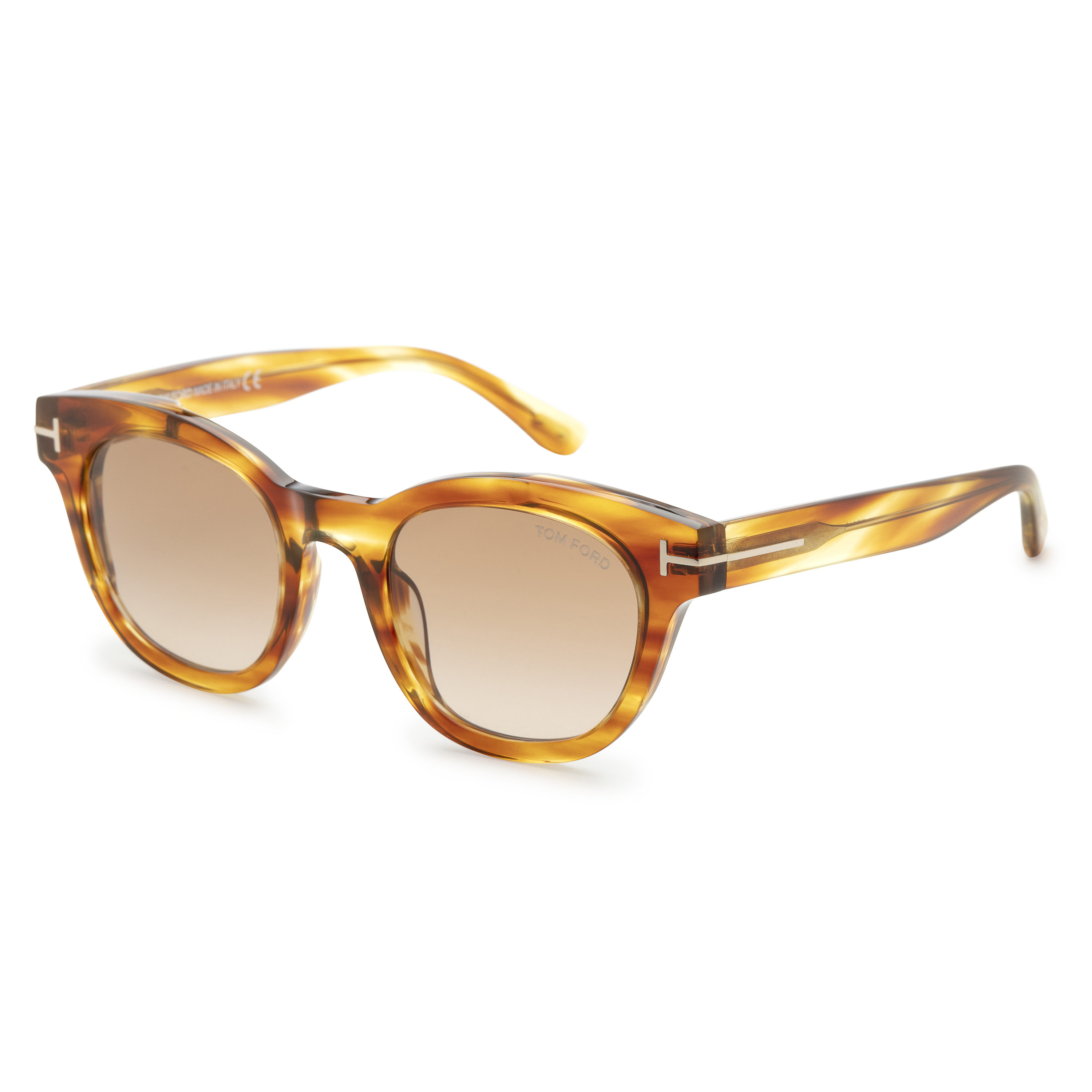 Tom Ford Women&#039;s Elizabeth FT0616-47F 49 Gradient Brown Lens Sunglasses