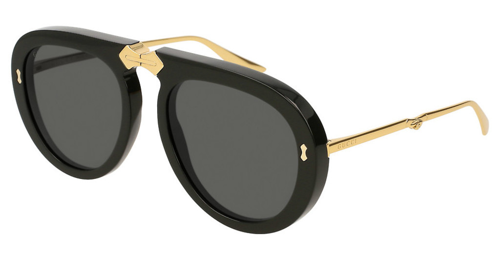 Gucci GG0306S-001 Women&#039;s 56 Grey Lens Sunglasses
