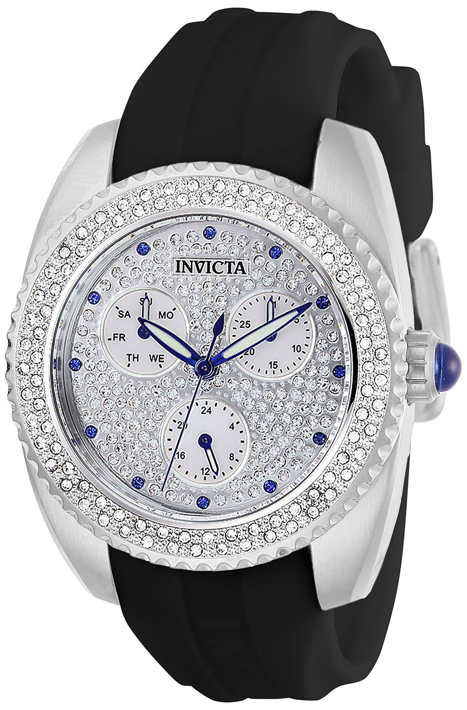 Invicta Women&#039;s Angel 28483 38mm White Dial Silicone Watch