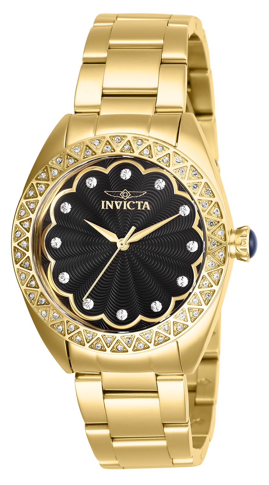 Invicta Women&#039;s Wildflower 28831 35mm Black Dial Stainless Steel Watch