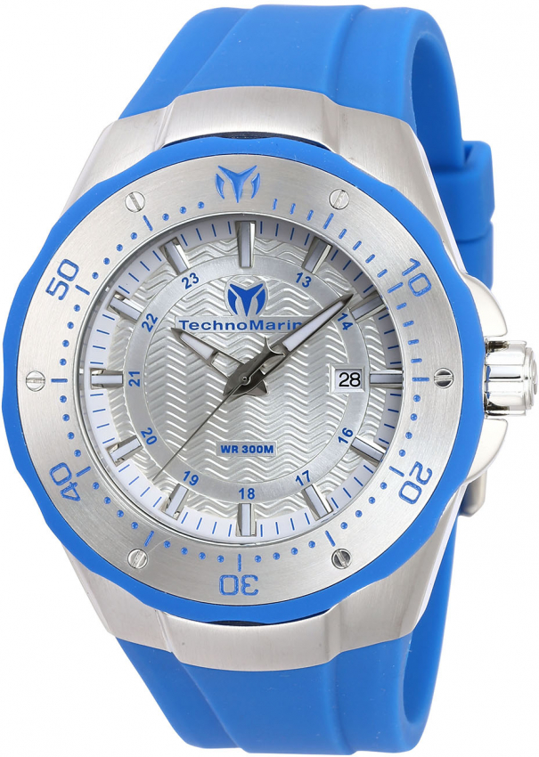 Technomarine TM-218016 Manta Men&#039;s 48mm Stainless Steel White Dial Watch